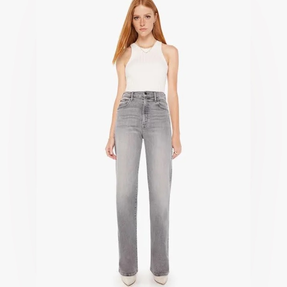 MOTHER Women's High Rise Gray Jeans